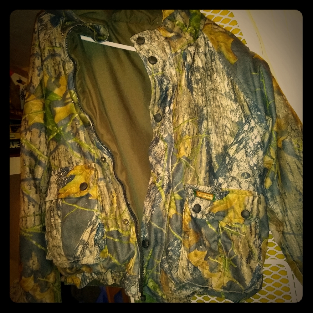 Camouflage reversible coat long& short sleeve ts